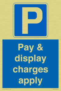 Pay & display charges apply